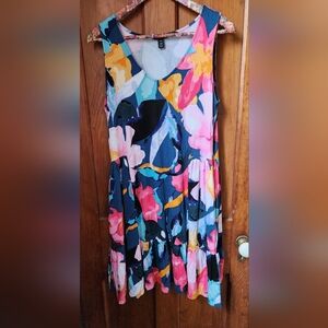 TRIBAL Tank Floral Dress